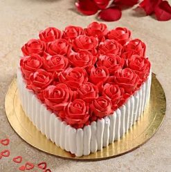 Heart Rosy Cake