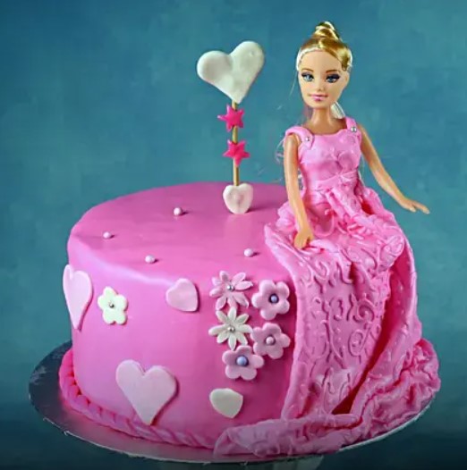 Barbie Cake | Princess Doll Cake Recipe