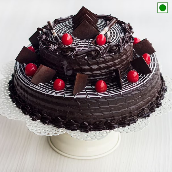 Homemade chocolate truffle cake | Purely From Home