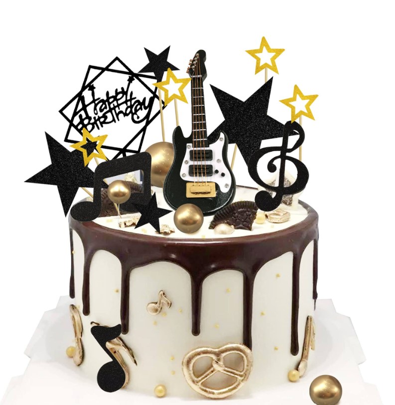 Guitar Birthday Cake for Adult or Teen Birthday, Cake for Guitar Lovers,  Guitar Player Cake by Cr… | Creative cakes, Birthday cakes for teens, Guitar  birthday cakes