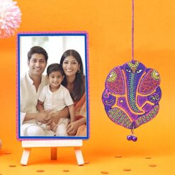 Customized Frame & Ganesha Wall Decor: Add a touch of spirituality and elegance to your home with this personalized combination.