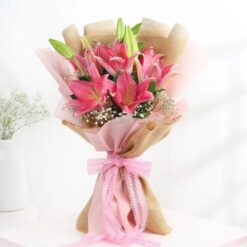 Oriental Delight Bouquet for Mother's Day - Exotic Flowers in Vibrant Colors