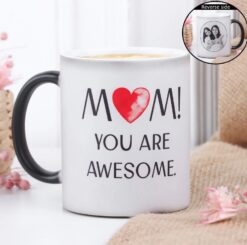 Greatest Mom Mug: A stylish and heartfelt tribute to Mom's awesomeness, perfect for any occasion.