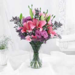 Lily Charm Floral Delight - Bouquet with Assorted Lilies