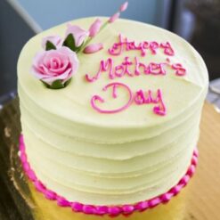 A dreamy and creamy cake, perfect for celebrating Mom's special day with indulgence and delight.