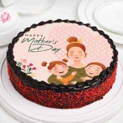 A sentimental truffle cake, perfect for honoring Mom's love and devotion on Mother's Day.
