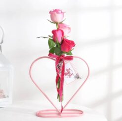 Mom's Special Roses in Heart-Shaped Planter - A heartfelt Mother's Day gift. Order now to show your love!