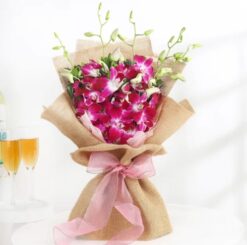 Mother's Day Orchid Delight Bouquet - Elegant and luxurious floral arrangement to celebrate Mom's special day.