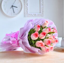 Princess Rose Bouquet - Elegant floral arrangement featuring a variety of roses in assorted colors, perfect for gifting on special occasions.