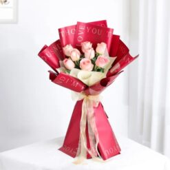 Beautiful arrangement of tender rose blossoms symbolizing love and affection, perfect for gifting on special occasions.