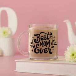 Mom's Superlative Mug - A charming ceramic mug with a heartwarming message, ideal for Mother's Day or any special occasion.