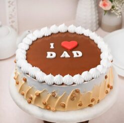 Butterscotch Delight Cake for Dad with rich flavor, perfect for celebrating Dad's special day and creating cherished memories.
