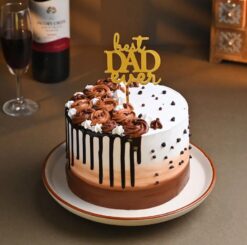Chocolate champion dad cake, perfect for celebrating the best dad ever and indulging in rich chocolate flavors.