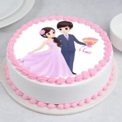 Charming "Pretty Prince N Princess Cake" with colorful decorations, perfect for celebratory occasions